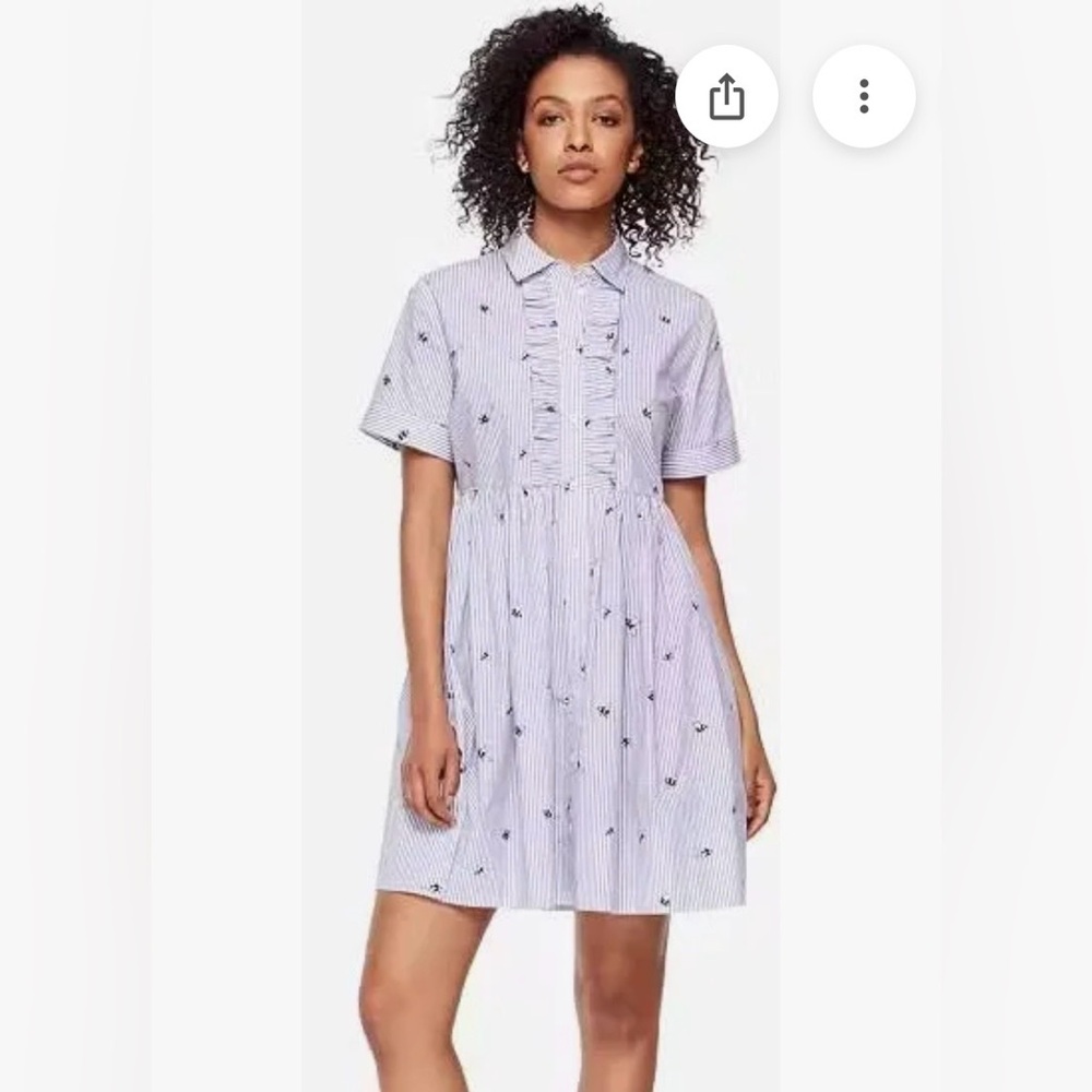 Kate Spade Abuzz Poplin Bumble Bee Dress NWOT